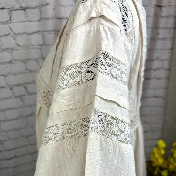 Free People Azalea Lace Tunic/Dress - color: Mineral - size L - Picture 12 of 16